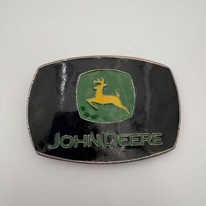 John Deere Belt Buckle Vintage Metal Deer‎ Logo Accessory